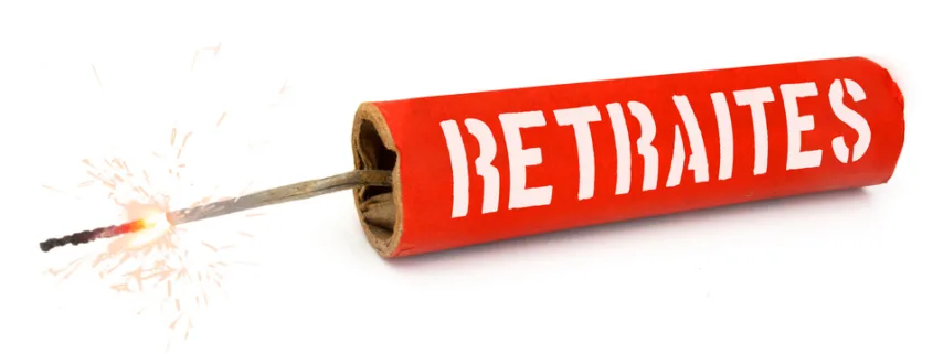 Bâton de dynamite et avenir des retraites