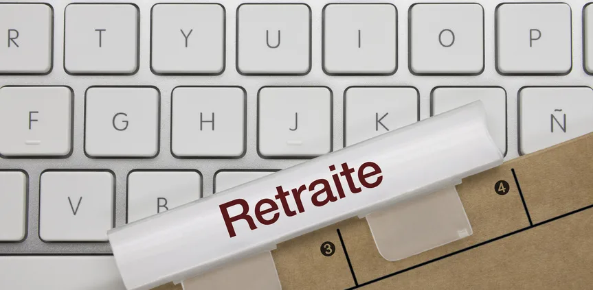 Clavier d’ordinateur et préparation de la retraite